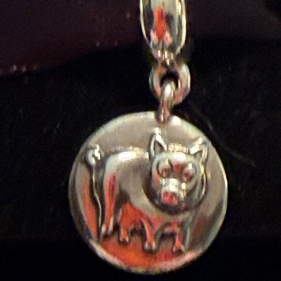 Pandora RETIRED Chinese Year of the Pig Zodiac Dangle Charm #790876 - Picture 5 of 5